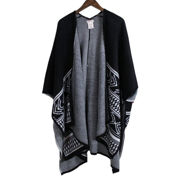 Merona Open Front Poncho Sweater - Picture 1 of 13